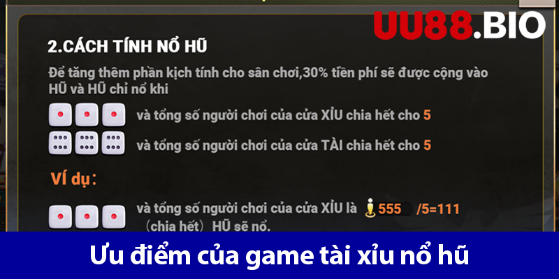 Game nổ hũ tài xỉu: Tìm hiểu cách chơi và những phần thưởng cực khủng trong game