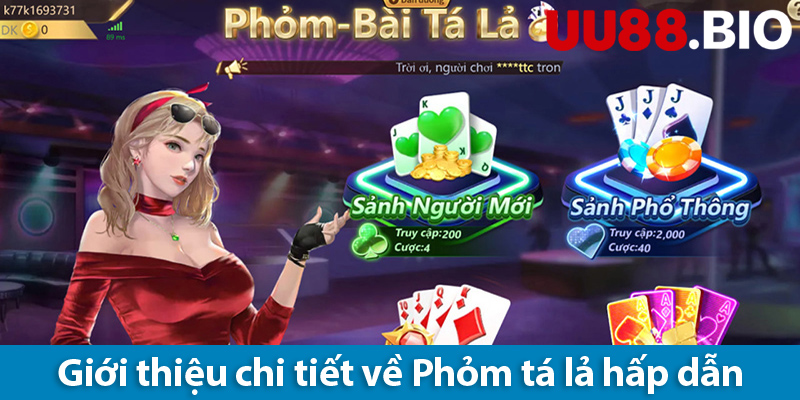 Phỏm tá lả - Trải nghiệm sự lôi cuốn của game bài quốc dân 2025